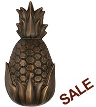 6 Inch Oiled Bronze Palm Springs Pineapple Door Knocker, Michael Healy MHS13